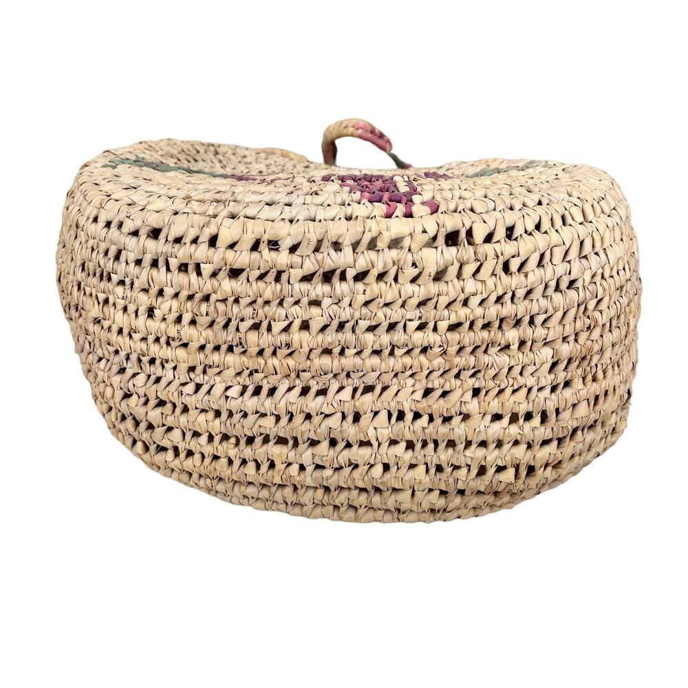 Straw Circular Boho Bag - image 6